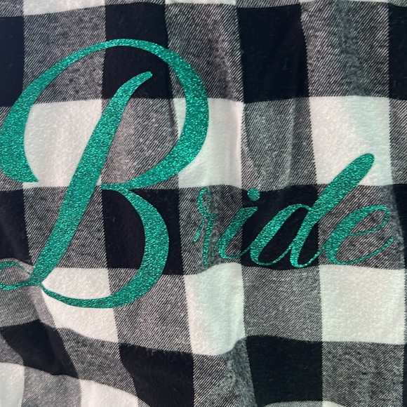 Worn once abercrombie and fitch super soft flannel with bride on back - Picture 6 of 6